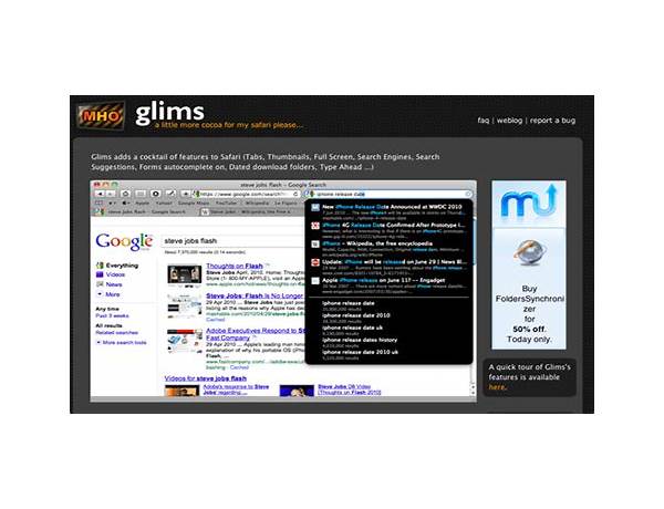 Glims for Mac - Download it from Habererciyes for free